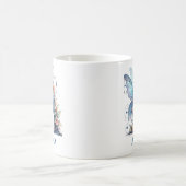 Monogramm Buchstabe A mit Namen Fee Kaffeetasse (Mittel)