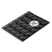 Monogramm Buchstabe A Notizblock (Linke Seite)