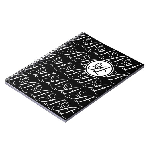 Monogramm Buchstabe A Notizblock (Linke Seite)