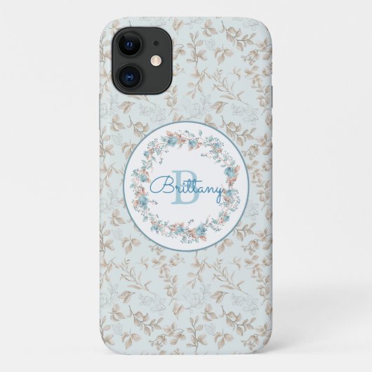 Monogramm - Buchstabe B, benutzerdefinierter Fall- Case-Mate iPhone Hülle (Rückseite)