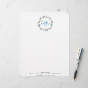 Monogramm - Buchstabe B, Zollschrift Briefbogen