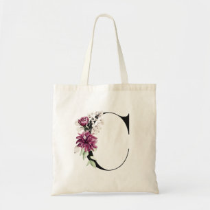 Monogramm Buchstabe C Tote Bag Tragetasche