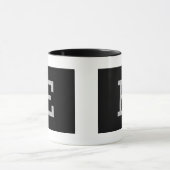 Monogramm-Buchstabe E Tasse (Zentrum)