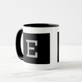 Monogramm-Buchstabe E Tasse (Vorderseite Links)