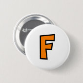 Monogramm-Buchstabe F Button (Vorne & Hinten)