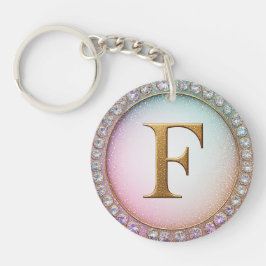 Monogramm Buchstabe F Geburtstagsgeschenk für sie Schlüsselanhänger