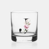 Monogramm Buchstabe J | Whiskyglas (Vorderseite)