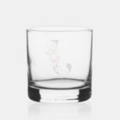 Monogramm Buchstabe J | Whiskyglas (Rückseite)