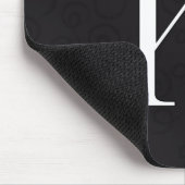 Monogramm-Buchstabe K Mousepad (Ecke)
