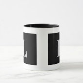 Monogramm-Buchstabe L Tasse (Zentrum)