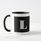 Monogramm-Buchstabe L Tasse (Links)