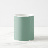 Monogramm Buchstabe & Name Geschenk Kaffeetasse (Mittel)