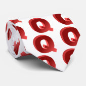 Monogramm-Buchstabe Q Krawatte (Gerollt)