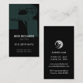Monogramm Buchstabe R Visitenkarte (Vorne/Hinten)