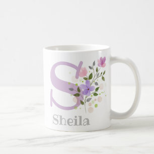 Monogramm Buchstabe S & Vorname Kaffeetasse
