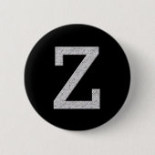 Monogramm-Buchstabe Z Button (Vorderseite)