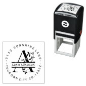 Monogramm-Buchstaben A für das Markierungsfeld Permastempel (Beispiel)