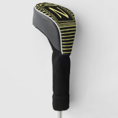Monogramm-Buchstaben N Streifen Golf Headcover (angewinkelt)