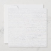 Monogramm Buchstaben O mit Familienname Mitteilungskarte (Rückseite)