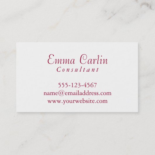 Monogramm, bunte abstrakte Digital-Kunst mit Visitenkarte (Rückseite)