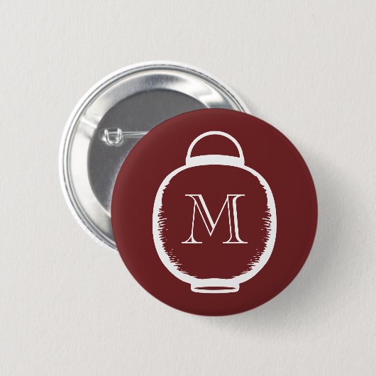 Monogramm Button (Vorne & Hinten)