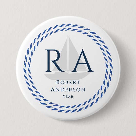 Monogramm Button (Vorderseite)