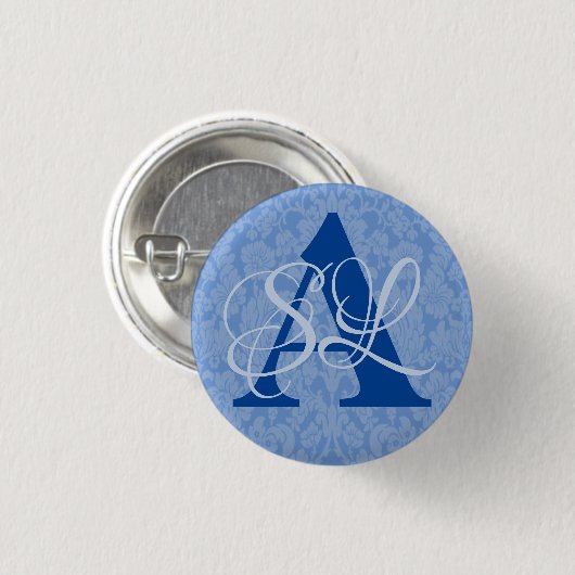 Monogramm Button (Vorne & Hinten)