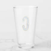 Monogramm C - 16 oz Glas (Rückseite)