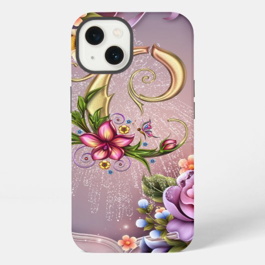 Monogramm C iPad Air Hülle iPhone Hülle (Rückseite)
