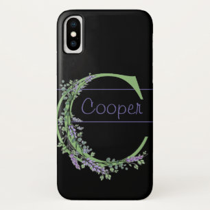 Monogramm C Lavendel Eukalyptus Case-Mate iPhone Hülle