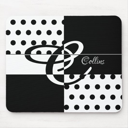 Monogramm C Mousepad (Vorne)
