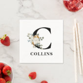 Monogramm C Serviette (Beispiel)