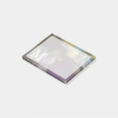 Monogramm| Calm Interlude Post-it Klebezettel (angewinkelt)