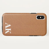 Monogramm Case-Mate iPhone Hülle (Rückseite (Horizontal))