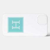 Monogramm Case-Mate iPhone Hülle (Rückseite (Horizontal))