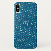 Monogramm Case-Mate iPhone Hülle (Rückseite)