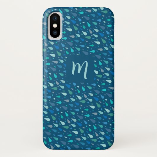 Monogramm Case-Mate iPhone Hülle (Rückseite)