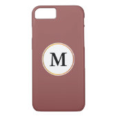 Monogramm Case-Mate iPhone Hülle (Rückseite)