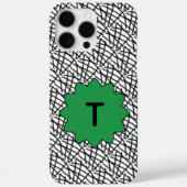 Monogramm Case-Mate iPhone Hülle (Rückseite)