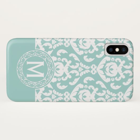 Monogramm Case-Mate iPhone Hülle (Rückseite (Horizontal))