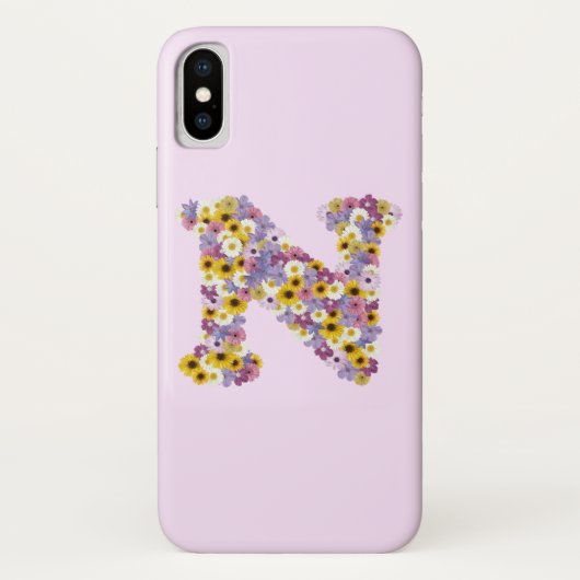 Monogramm Case-Mate iPhone Hülle (Rückseite)