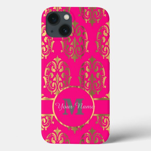 Monogramm Case-Mate iPhone Hülle (Rückseite)