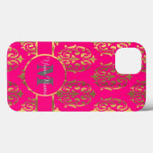 Monogramm Case-Mate iPhone Hülle (Rückseite (Horizontal))