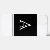 Monogramm Case-Mate iPhone Hülle (Rückseite (Horizontal))