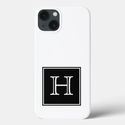 Monogramm Case-Mate iPhone Hülle (Rückseite)