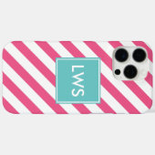 Monogramm Case-Mate iPhone Hülle (Rückseite (Horizontal))