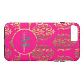 Monogramm Case-Mate iPhone Hülle (Rückseite (Horizontal))