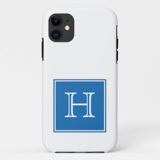 Monogramm Case-Mate iPhone Hülle (Rückseite)