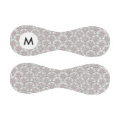 Monogramm Centle Vintage Muster Baseball (Paneele)