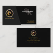 Monogramm Chauffeur für den Chauffeur Visitenkarte (Vorne/Hinten)